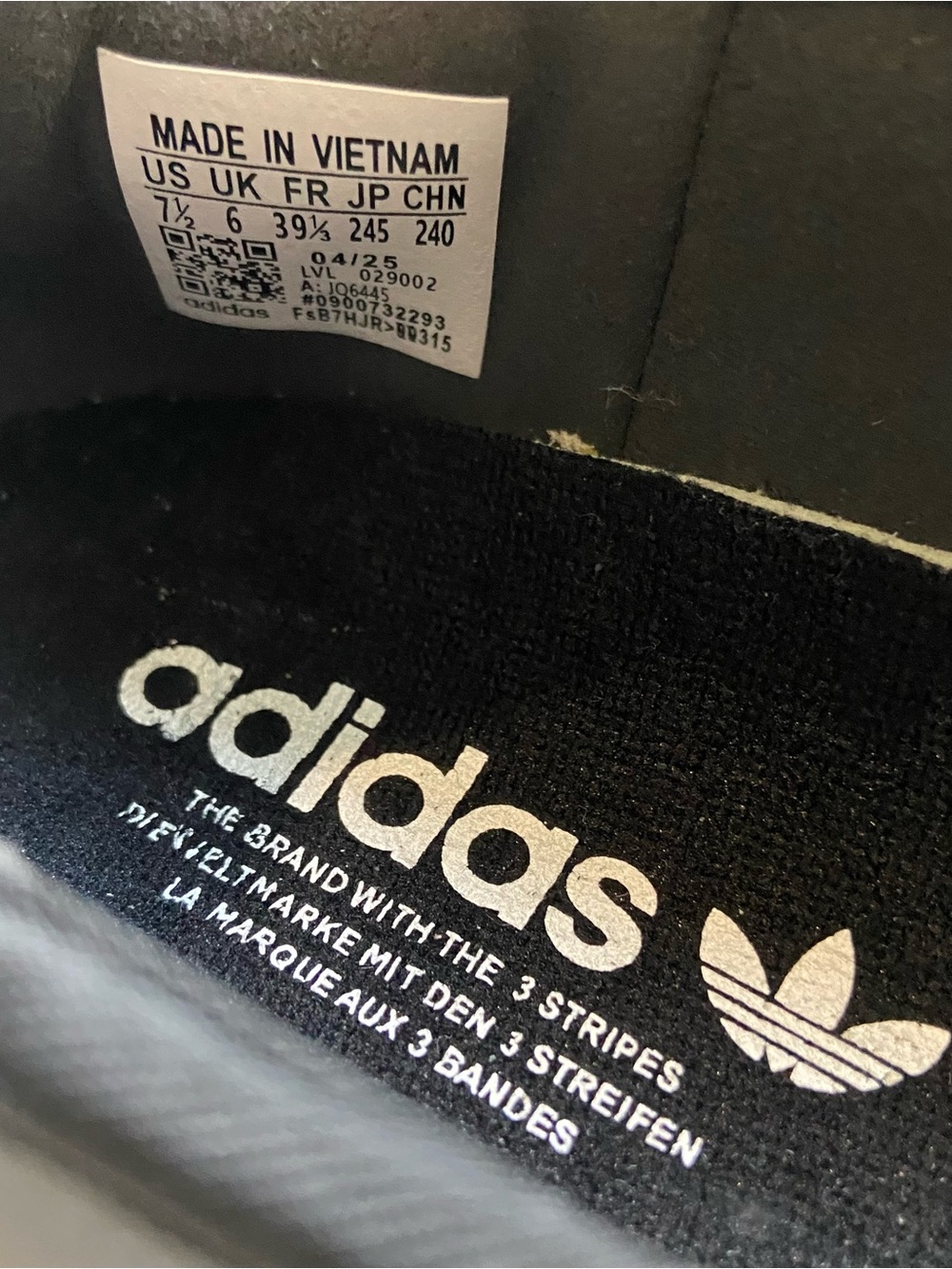 Adidas Samba Jane Black White Gum Womens JQ6445 NEW Sz 7.5 - Picture 8 of 11